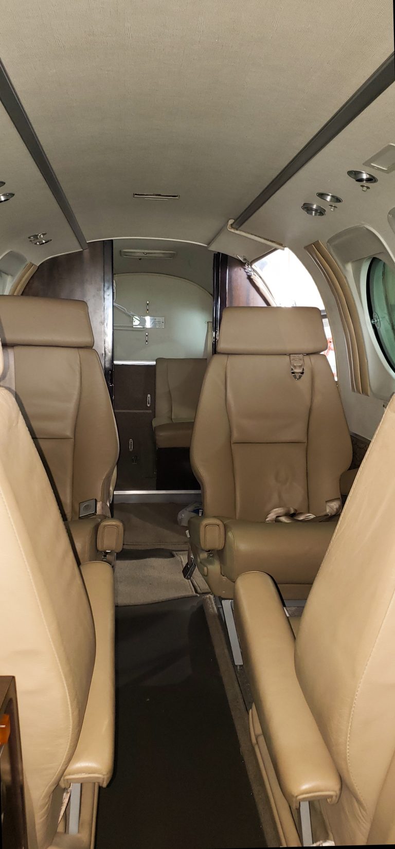 secure spacious pet friendly turboprop interior private charter