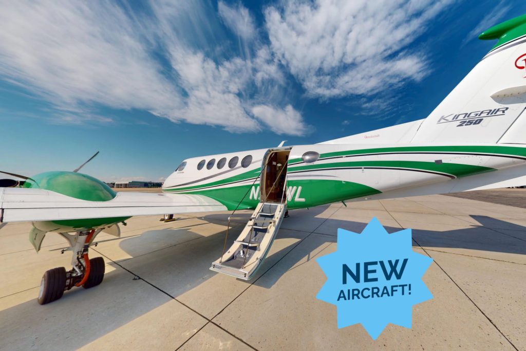new king air 250 from air new england